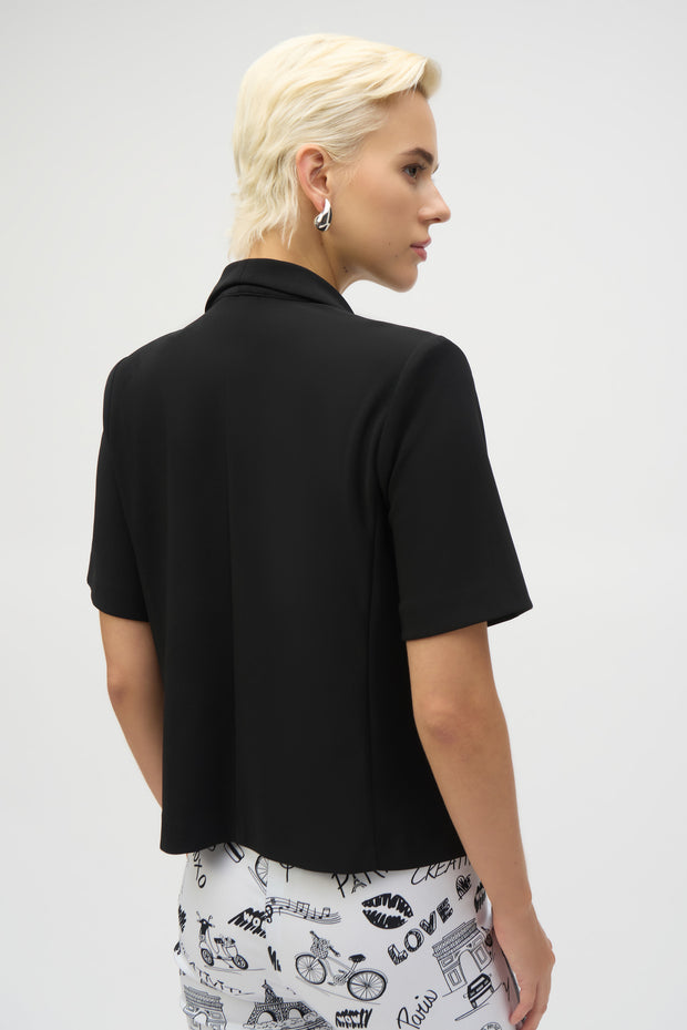 Joseph Ribkoff Silky Knit Short Sleeve Blazer 252220