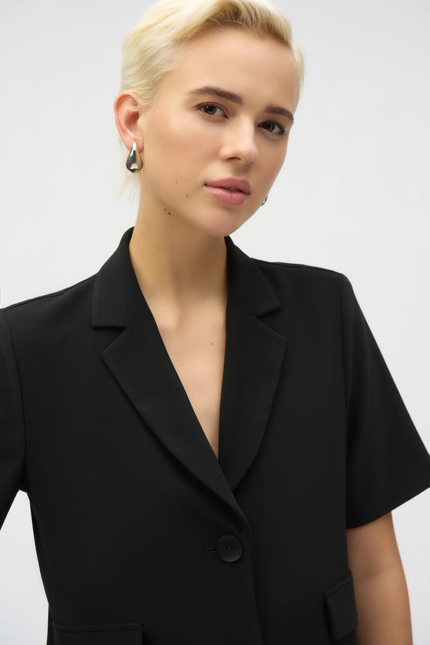 Joseph Ribkoff Silky Knit Short Sleeve Blazer 252220