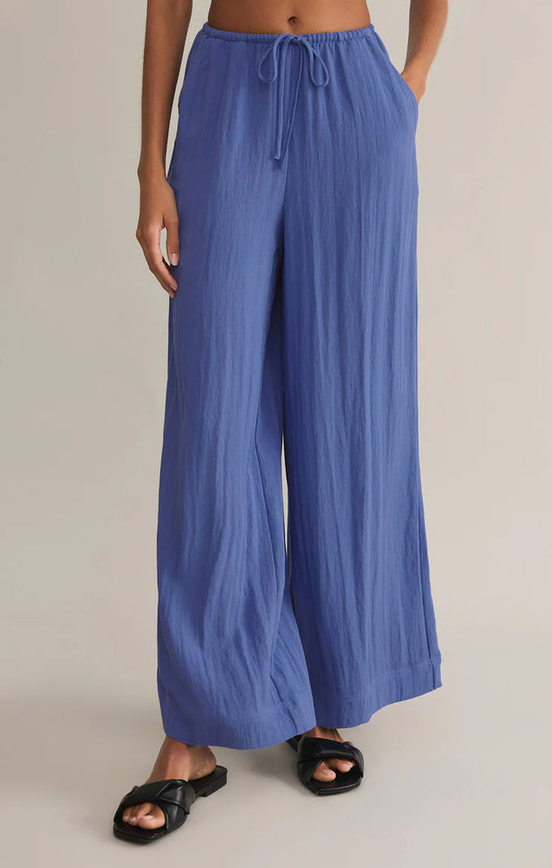 Z Supply Soleil Pant Riviera & La Luz Tank  (blue) Set