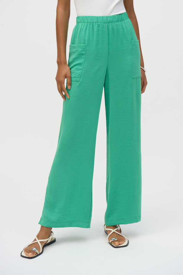 Joseph Ribkoff Gauze Wide-Leg Pull-On Pants 252049