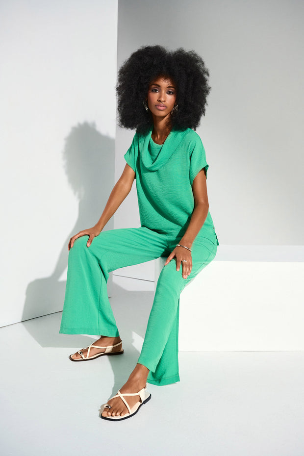 Joseph Ribkoff Gauze Wide-Leg Pull-On Pants 252049