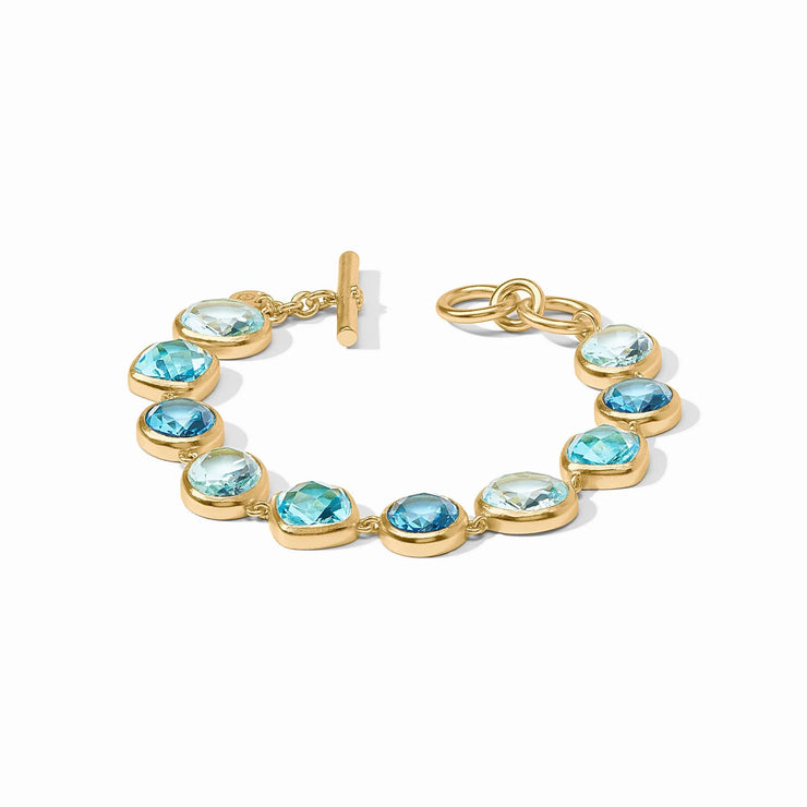 Julie Vos Kaleidoscope Tennis Bracelet SKU BL242GBB00 Bahamian blue
