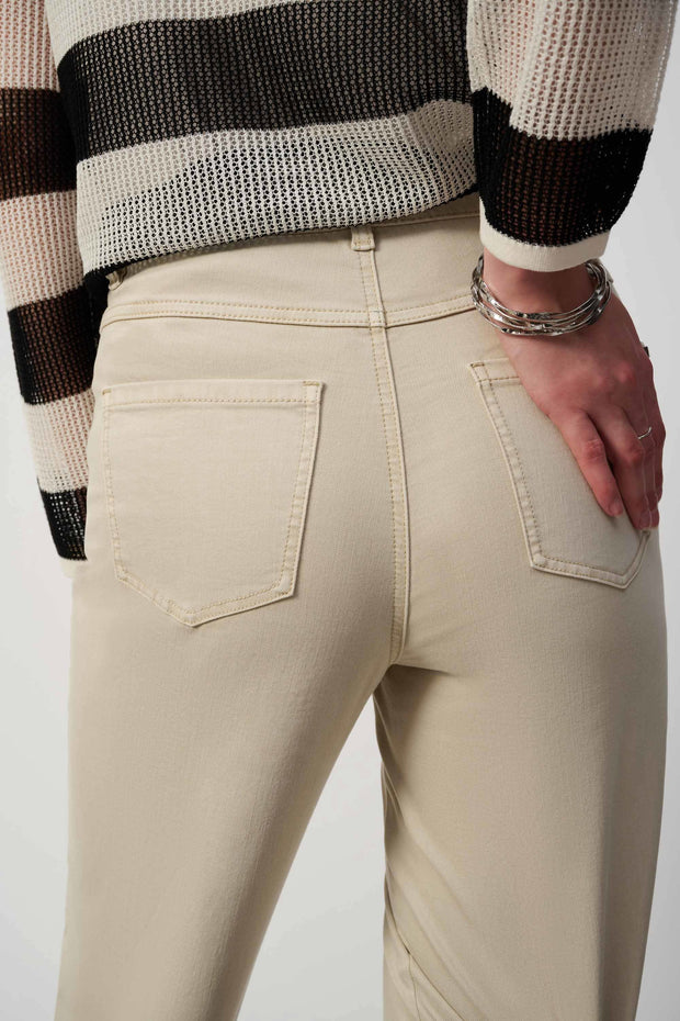 Joseph Ribkoff Culotte Jeans With Embellished Front Seam 251901