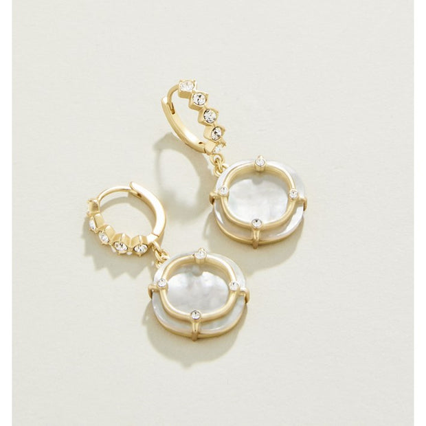 SPARTINA 449 Orla Round Drop Earrings Mother-of-Pearl 386225