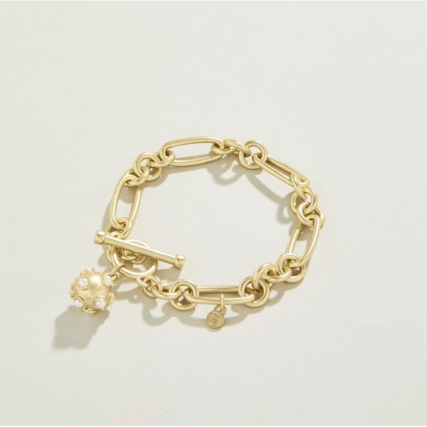 SPARTINA 449 Vintage Ball Toggle Bracelet Pearl 386393