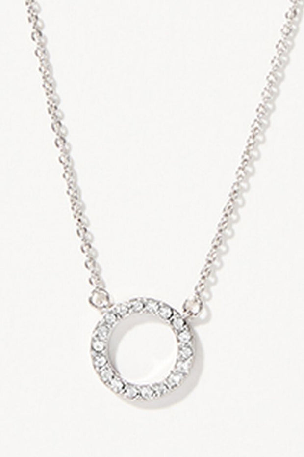 PARTINA 449 SLV Necklace 18" Guardian Angel/Halo SIL