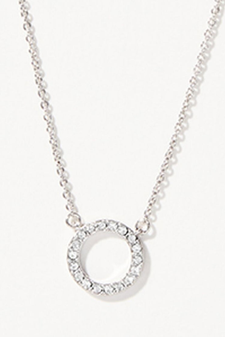 PARTINA 449 SLV Necklace 18" Guardian Angel/Halo SIL