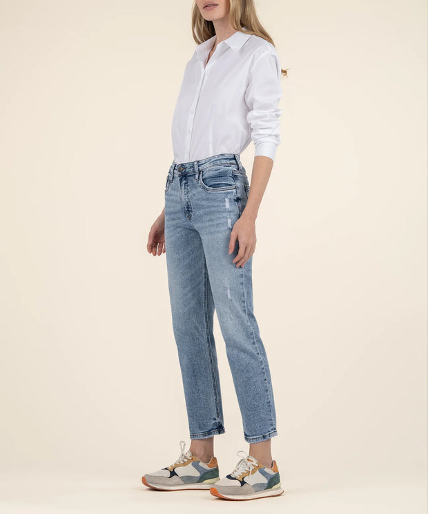 KUT from the Cloth High Rise Rachel Fab AB Mom Jean