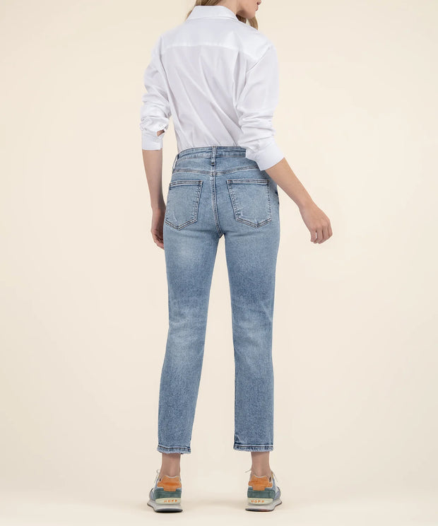 KUT from the Cloth High Rise Rachel Fab AB Mom Jean