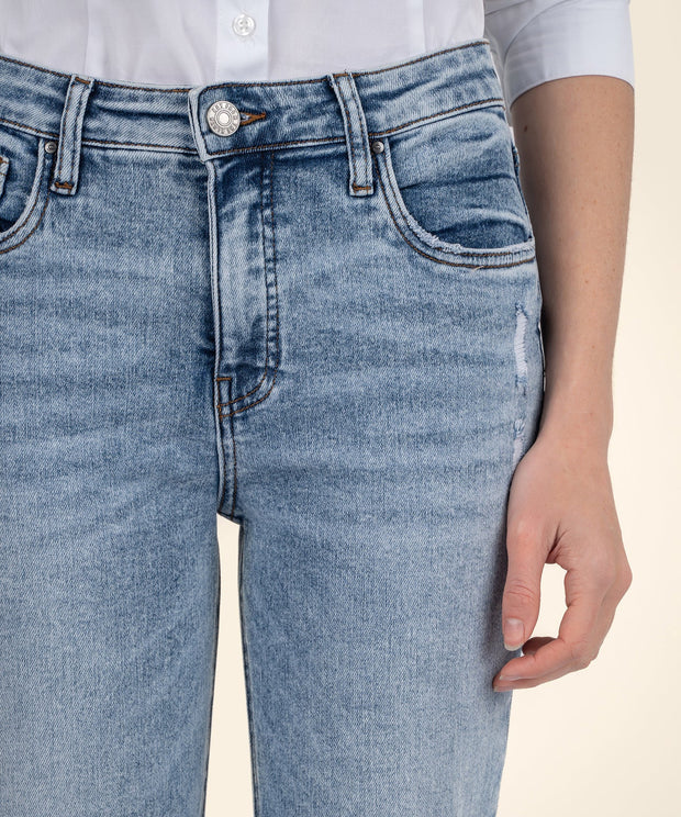 KUT from the Cloth High Rise Rachel Fab AB Mom Jean