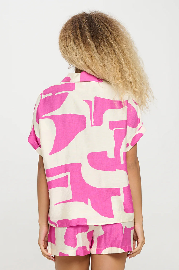 Meet Me in Santorini Fuchsia Wave Set
