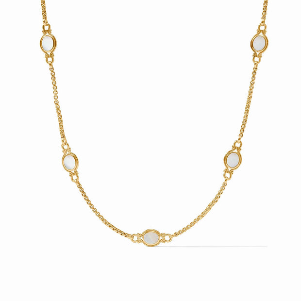 Julie Vos Saratoga Stone Station Necklace SKU N553GMPL00