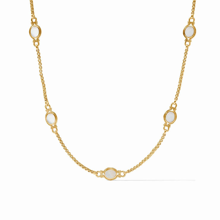 Julie Vos Saratoga Stone Station Necklace SKU N553GMPL00