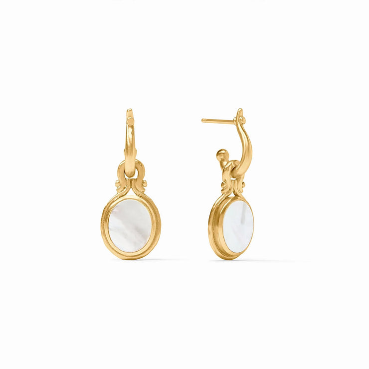 Julie Vos Saratoga Pearl Hoop & Charm Earring SKU ER960GMPL00