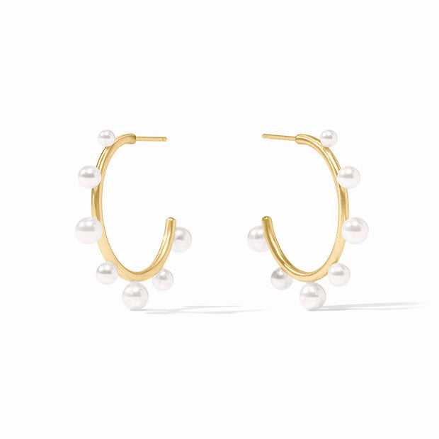 Julie Vos Hydra Stone Hoop SKU HP121GPL-M