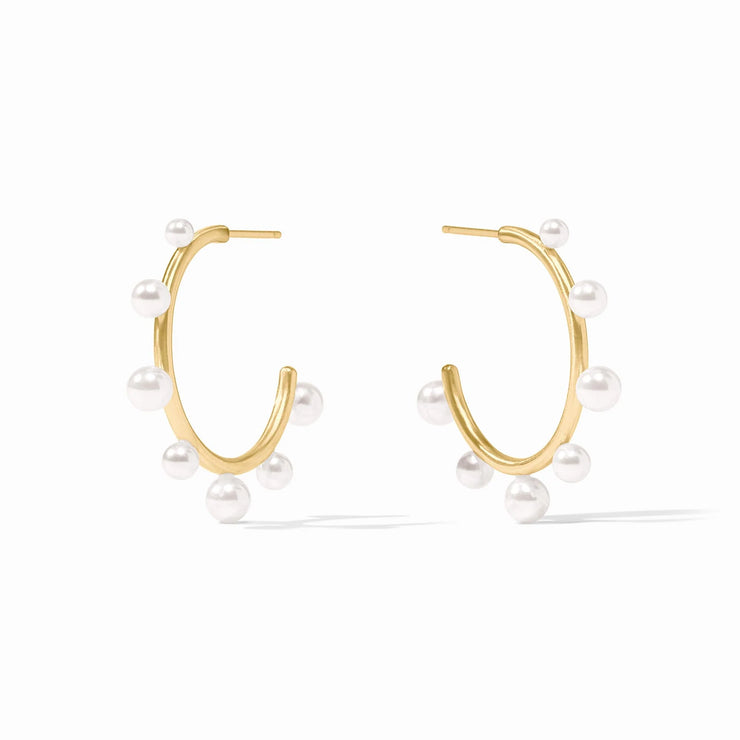 Julie Vos Hydra Stone Hoop SKU HP121GPL-M