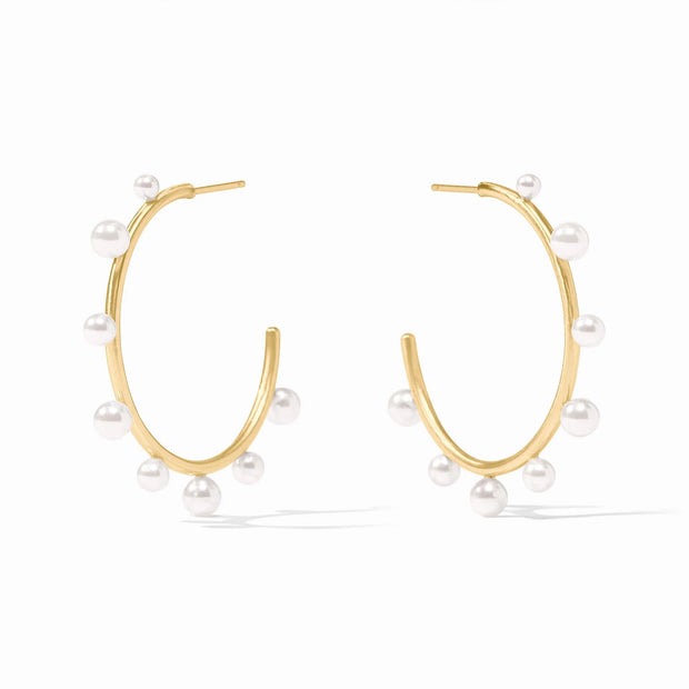 Julie Vos Hydra Stone Hoop SKU HP121GPL-L