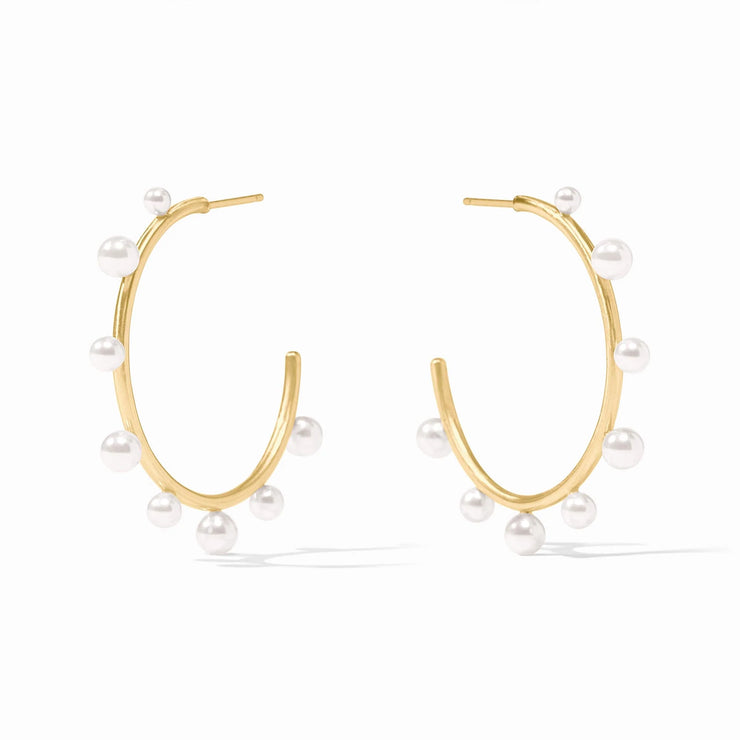 Julie Vos Hydra Stone Hoop SKU HP121GPL-L