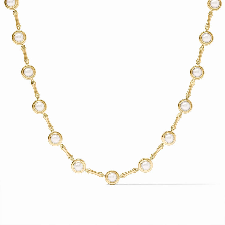 Julie Vos Bamboo Pearl Necklace SKU N543GPL00