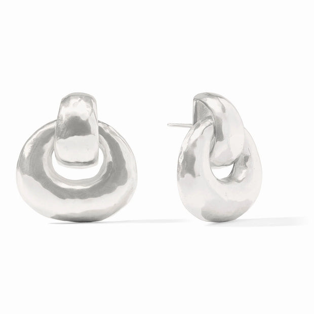 Julie Vos Avalon Doorknocker Earring Silver SKU ER718S00