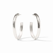 Julie Vos silver Havana hoop silver m