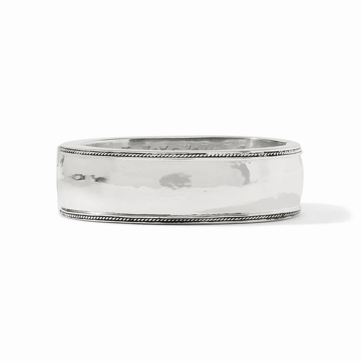 Julie Vos Cannes Statement Hinge Bangle Silver SKU BG335S00
