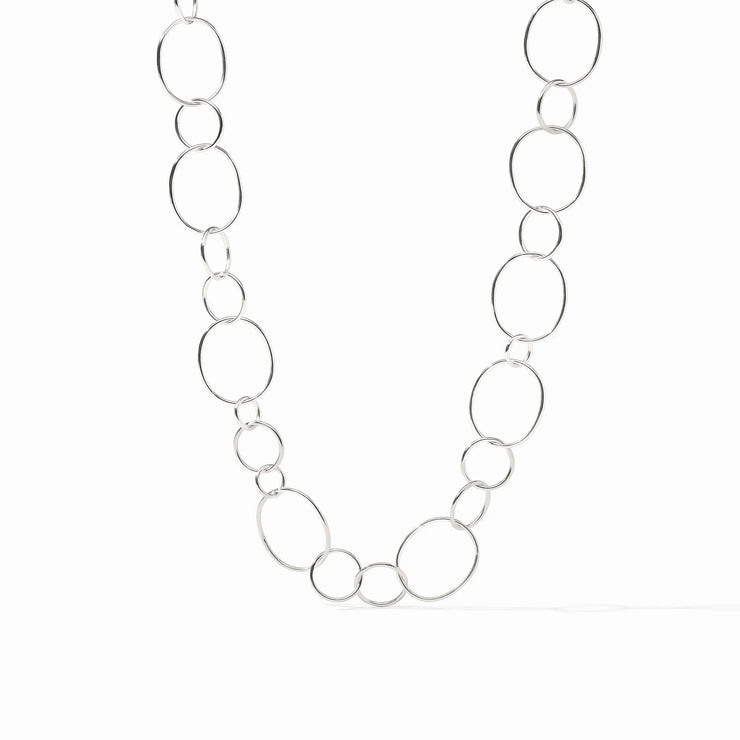 Julie Vos Colette smooth necklace silver SKU N599S00