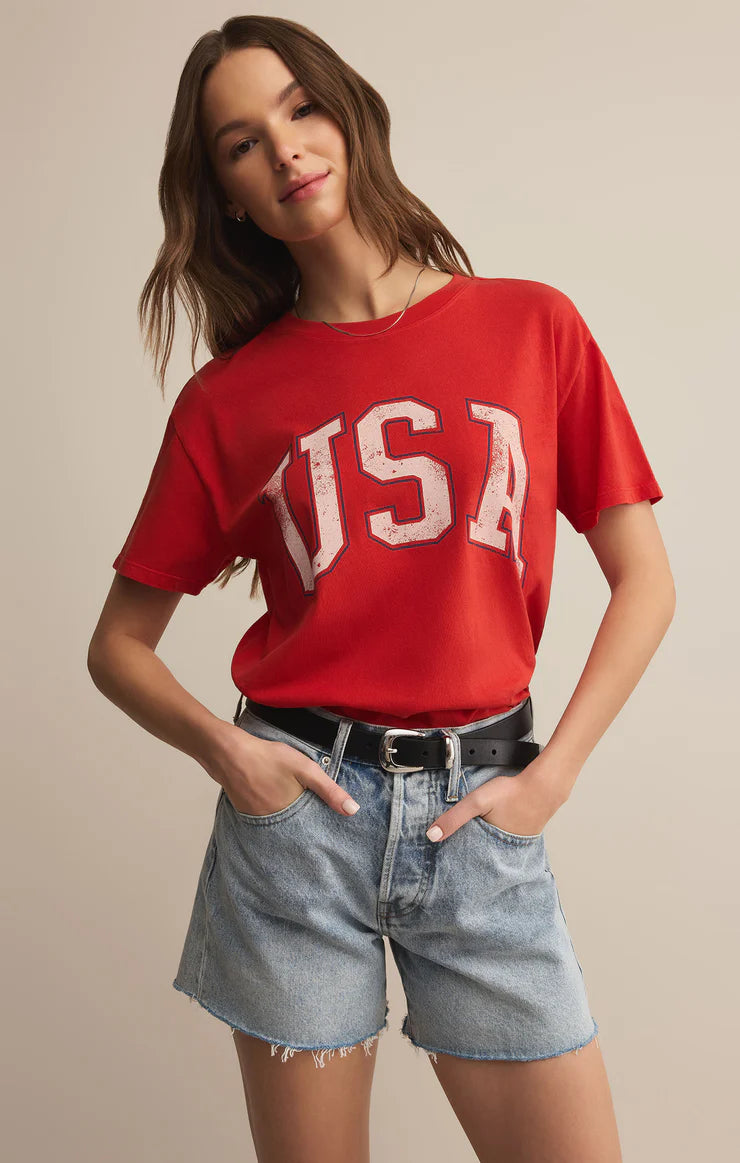 Z supply USA boyfriend tee