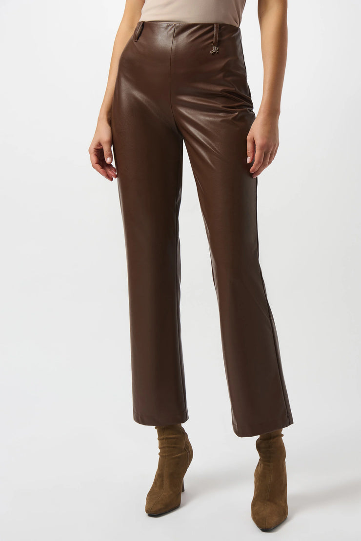 Joseph Ribkoff Leatherette Wide-Leg Pull-On Pants SKU#253060