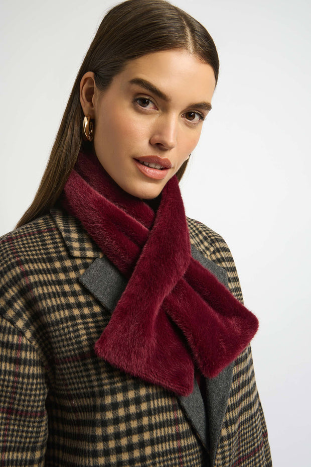 Joseph Ribkoff Faux Fur Pull-Through Scarf SKU#253974