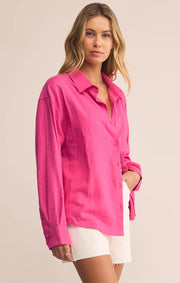 Z Supply ALFIE LINEN BUTTON UP SKU#ZT253185