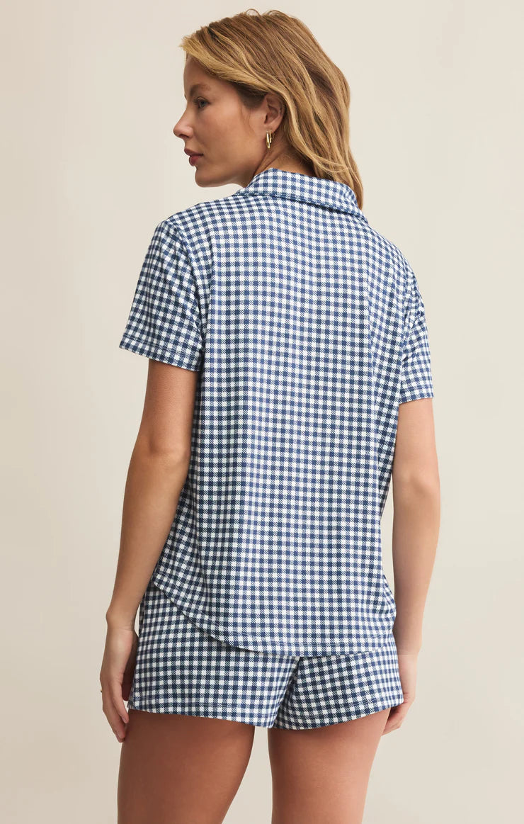 Z Supply Gingham Pajama Set SKU#ZLS253138