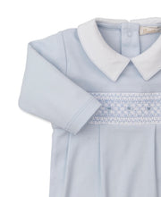 Kissy Kissy CLB Fall 25 Blue Hand Smocked Playsuit SKU#KB812896N