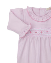 Kissy Kissy CLB Fall 25 Pink Hand Smocked Playsuit SKU#KG812904N