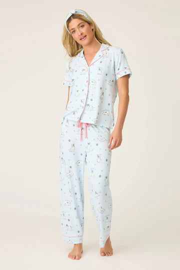 PJ Salvage Paws & Breathe Dog Print 3-Piece PJ Set SKU#RUPBCPJPJ