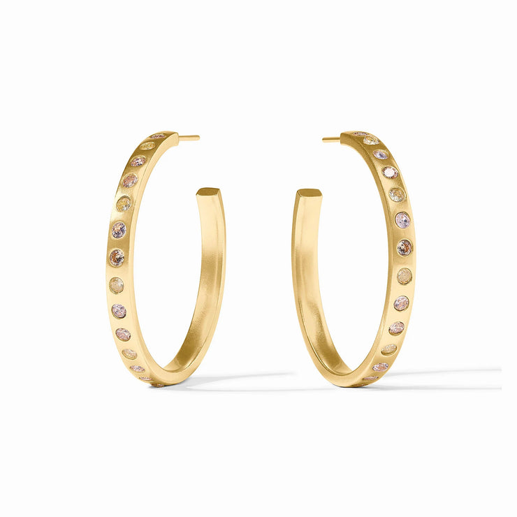 Julie vos rainbow hoop champagne radiance L