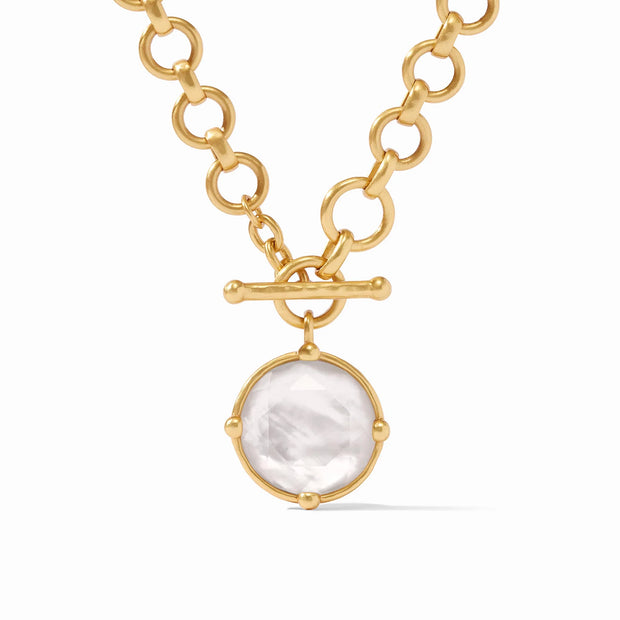 Julie Vos Demi necklace iridescent N471GIRCOO