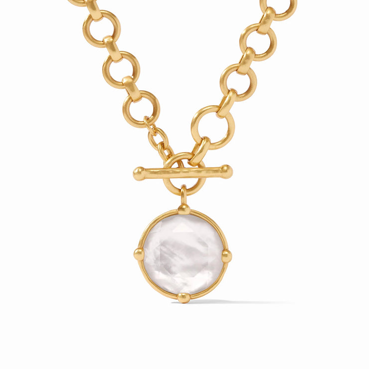Julie Vos Demi necklace iridescent N471GIRCOO