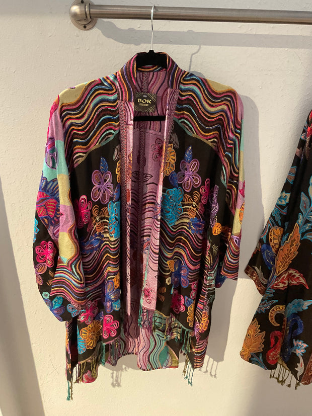 BOK Long Jacket 34 Multi Embroidery SKU 190000034