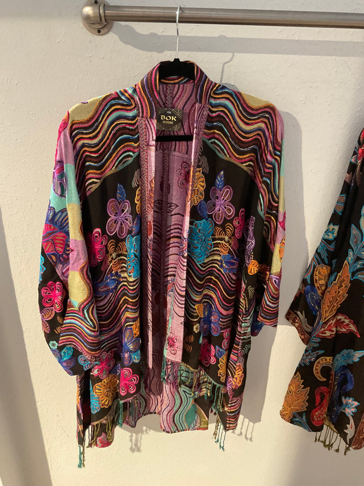 BOK Long Jacket 34 Multi Embroidery SKU 190000034