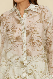 Lucy Paris CERA BUTTON DOWN SKU T3857-1