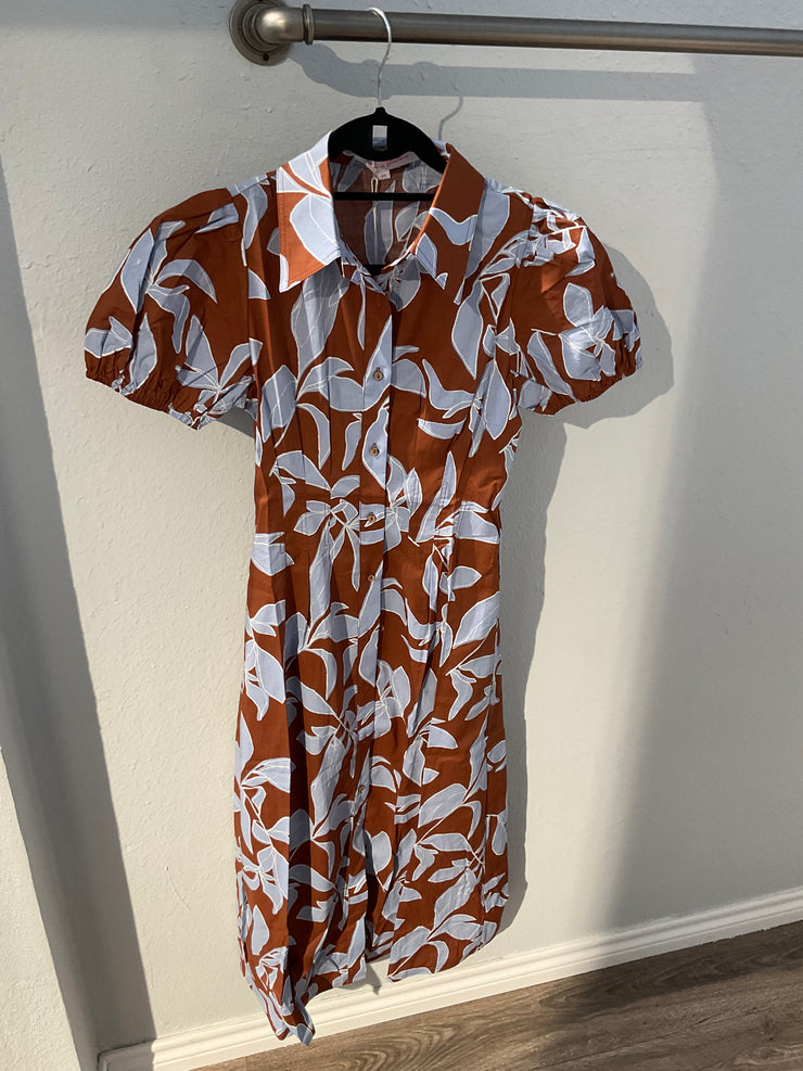 Meet Me In Santorini Rosey Haze Shirt Dress SKU# MS1623D-RHA