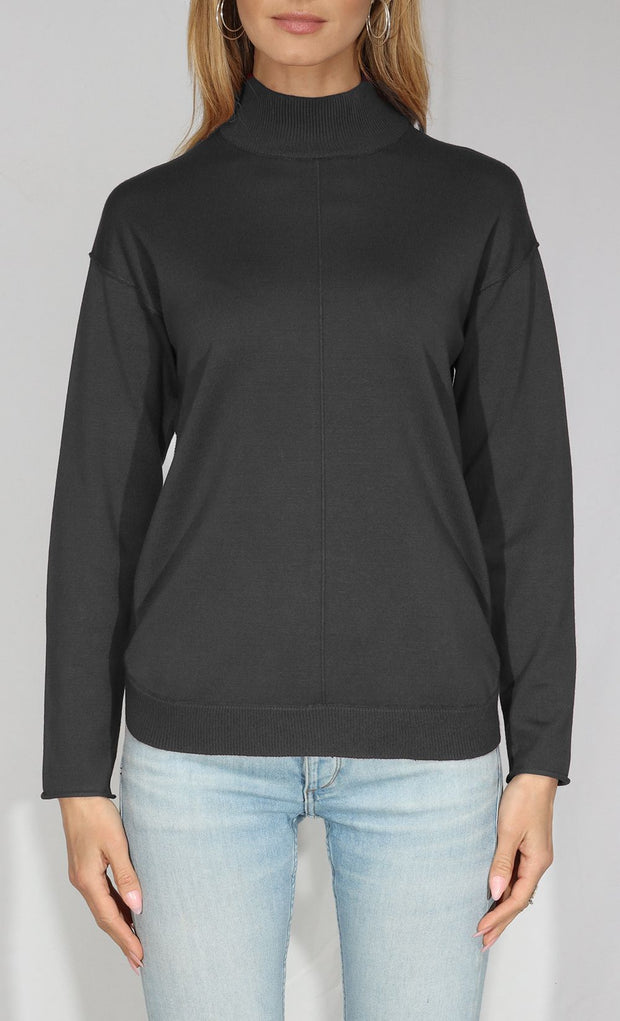 Metric Knits Mock neck Sweater SKU 32437FW25