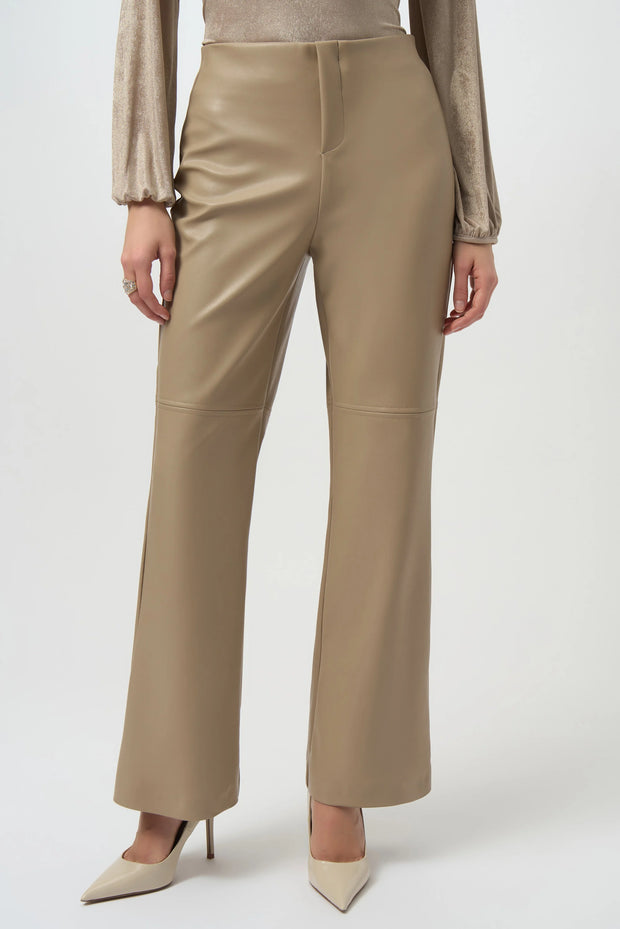 Joseph Ribkoff Leatherette Wide Leg Pull-On Pants SKU#  254044