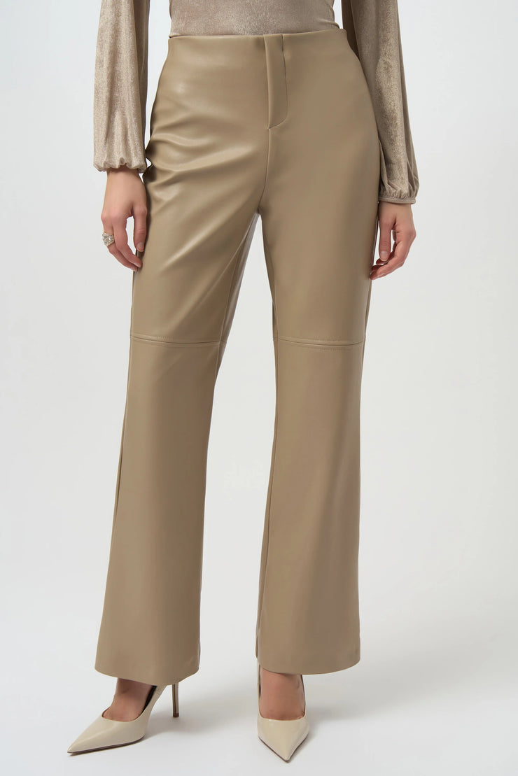 Joseph Ribkoff Leatherette Wide Leg Pull-On Pants SKU#  254044