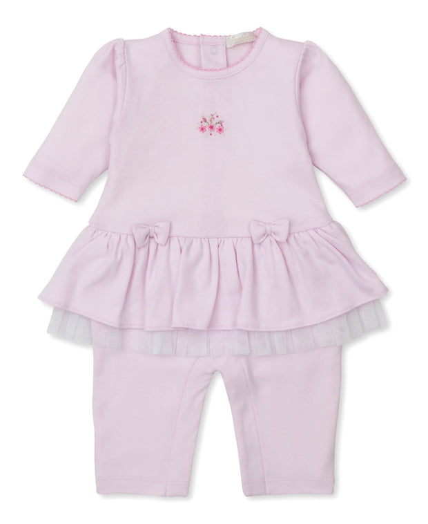 Kissy Kissy Pink Playsuit With Embroidery SKU# KG812945I