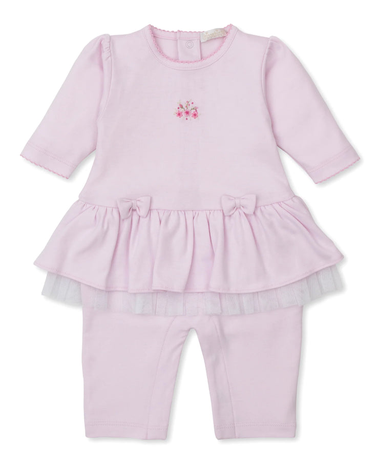 Kissy Kissy Pink Playsuit With Embroidery SKU# KG812945I