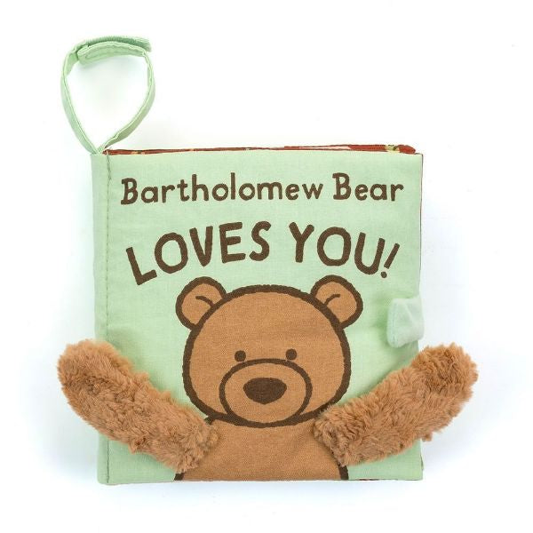 Jellycat Bartholomew Bear Loves You Book SKU# BK4BBRLY