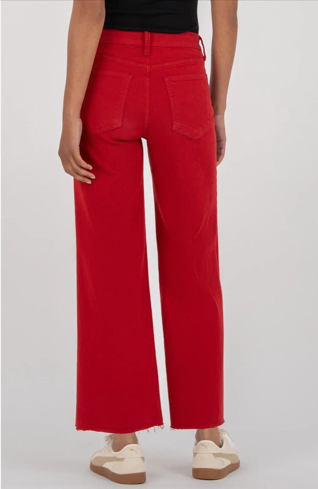 KUT Ruby Red Meg High Rise Fab Ab