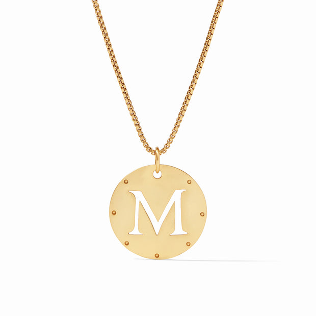 Julie Vos Monogram Pendant SKU P164G-M